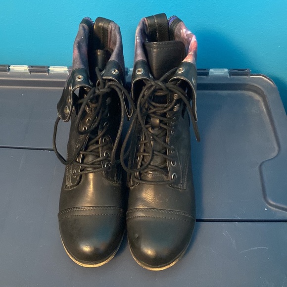 Mix No. 6 Combat Boots - Picture 2 of 5